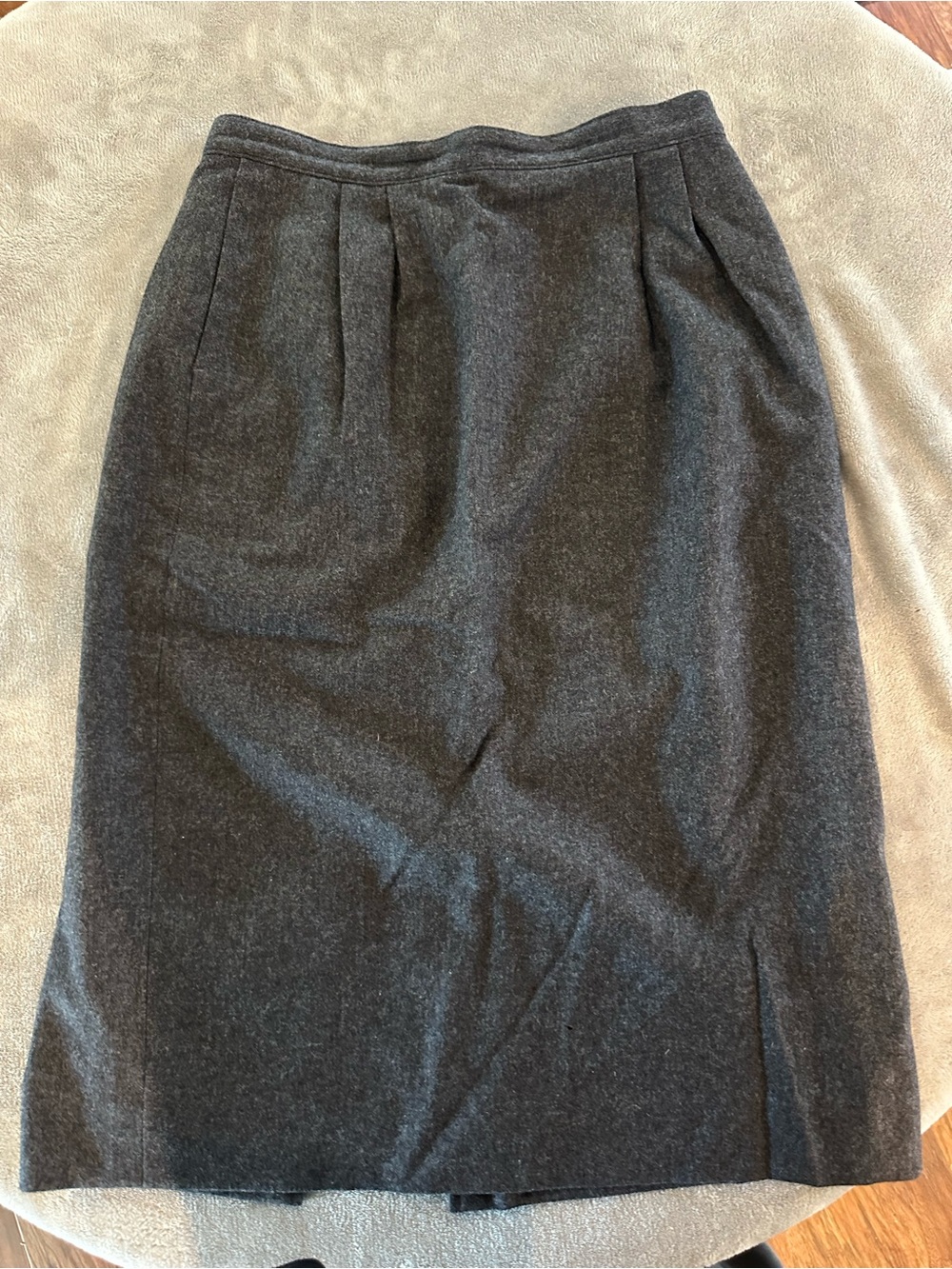 Pendleton 100% Virgin Wool Pencil Skirt Grey